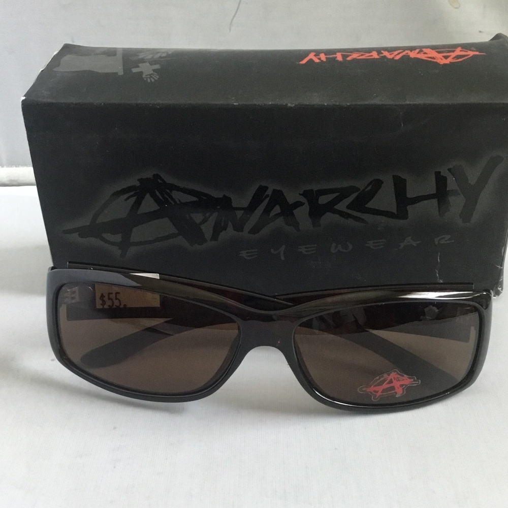 Anarchy Men's Brown Sunglasses - Brown Lenses